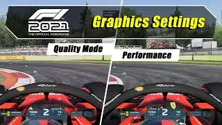 F1 2021 (PS5) - Graphics Settings Comparison - Quality VS Performance (4K@60)
