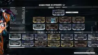 Warframe Scindo prime build (Missing 1 forma!)