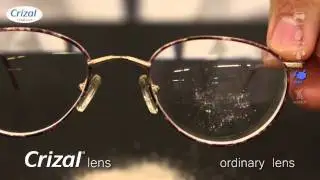 Crizal Lens vs. Ordinary Lens: Dust Test