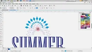 Tutorial Corel Draw X7 - How to make a simple Poster