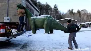 Creative Fiberglass dinosaur at Magic Forest