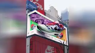 Advertising in Tokyo Реклама в Токио#entertainment #shorts #attractions #tourism