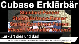Cubase 13, die unterschiedlichen Panorama-Regler