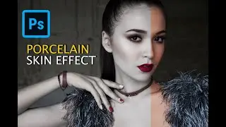 how to make porcelain skin in photoshop!