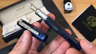 Conklin Nozac Fountain Pen and Rollerball Pen Unboxing and Writing Sample