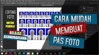 Membuat Pas Foto Mudah Banget, Simak Tutorial Ini Boss. Bonus Gambar Ukuran Cetak Foto Standar.