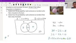 Ice cream shop probability (intro to Venn diagrams)