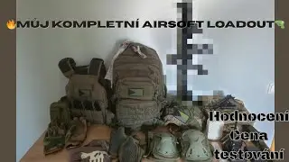 🔥 Můj Kompletní Airsoft Loadout 2025 | M4 RIS CQB SE ZAMĚŘOVAČEM & TUNOU GEARU! 🔫 (CZ)