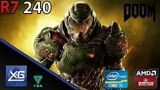 DOOM On AMD Radeon R7 240 2GB DDR3 | LOW - 768p | FPS - TEST