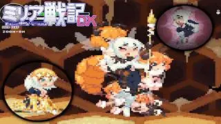 Echidna Wars DX Black Cat All BEE animations Stage 2 Gameplay