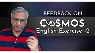 Feedback on Cosmos English Exercise -2