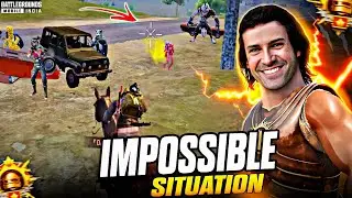 😱 OMG!! Impossible Situation 😭 This Conqueror Lobby! - BGMI