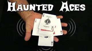 Cards Move by Themselves! (Card Magic) Haunted Aces ~ Tutorial