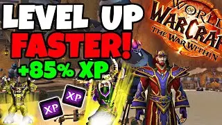 Level Up To 85% Faster in Patch 11.0.5 of The War Within - TWW Leveling