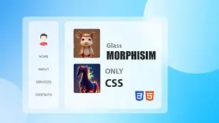 Glass Morphism tutorial || Glass Website || HTML and CSS ||