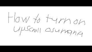 How to turn on upscroll on osu mania