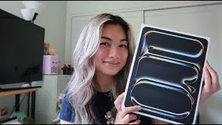 new ipad pro m4 1 tb space black & apple pencil pro unboxing + setup & first impressions !!! 