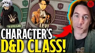 Matt Mercer Reveals What D&D Class His Anime Character's Would Be!