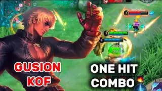 GUSION KOF COMBO ONE HIT 🔥 ~ MLBB #mobilelegends #gusiongameplay