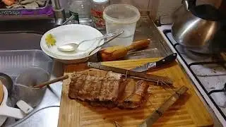 Ребра свинки горячего копчения
