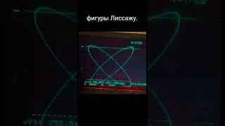 фигуры лиссажу #генератор  #осциллограф#лиссажу#музыка