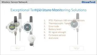 OleumTech® RTD and Thermocouple Transmitters Overview