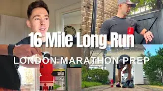 16 MILE LONG RUN | 9 Weeks Until the London Marathon