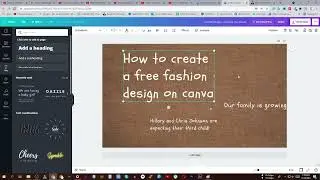 CANVA TOTORIAL How to use canva graphic and logo free #canva tutorial #canva design tutorial