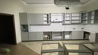 Сборка кухни с островом из Дагестана 2
