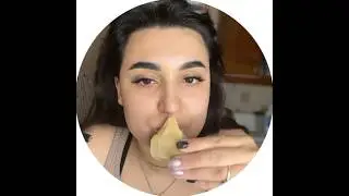 Глина солнечная 💛 #asmr Закатываю глаза потому что очень вкусно:) #mukbang
