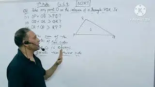 7th Ex 6.4 Q 2.. Take a point O in the interior of a triangle PQR..