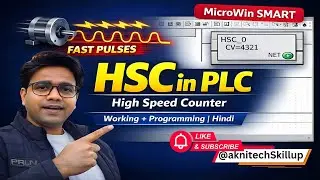 HSC in PLC | High Speed Counter Working & Programming | Hindi Tutorial #MicroWinSMART#Siemens #plc