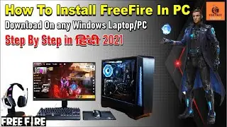How To Install Free Fire In Laptop 2021//computer mai free fire kese install kre//PC mai free fire