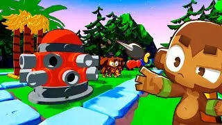 BLOONS TD 6 VERSION FPS / 3D ! (Apes vs Helium)
