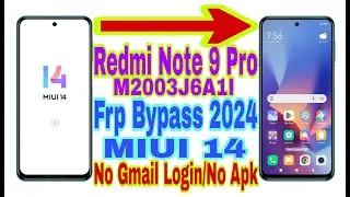 Redmi Note 9 Pro MIUI 14 Frp Bypass |New Trick 2024| No Pc/Reset Frp/Bypass Google Lock 100% Working