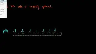 (IC 4.2) Huffman coding - more examples