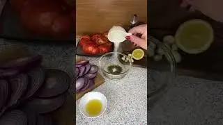 Вкусная закуска из помидоров