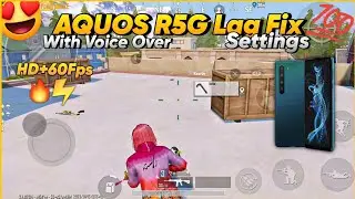 Sharp Aquos R5G PUBG Lag Fix Settings | Aquos R5G PUBG Test | PUBG MOBILE