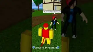 He just came out of the womb? 🤣 #bloxfruits