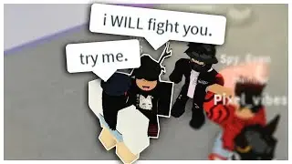 this roblox tik toker wants to fight me...