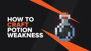 How to make a Splash Potion of Weakness in Minecraft