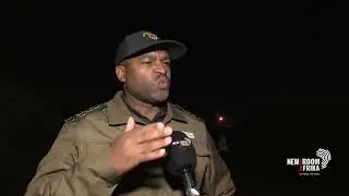 Correctional services officials patrol Tsakane