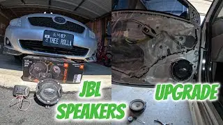 How To Replace or Upgrade Front Speakers - Toyota Corolla 09-13 #diy #corolla#speakers #jbl #youtube