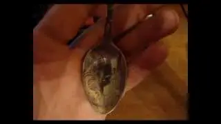 Травление СТАЛКЕРА на ложке.