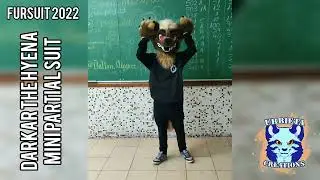Darkar the Hyena Mini Fursuit Partial