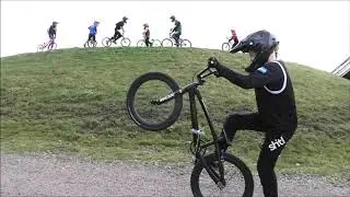 Halloweenrace Engelholms BMX 2019 träning torsdag