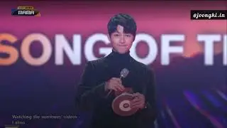 Song Joong Ki announcing "BTS BUTTER" as Song of the year 2021 @ Mnet Mama Asian Music Award 2021