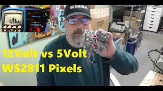 5V vs 12V WS2811 Current draw comparison