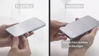 Product comparison testing.9H Bubble-free protective film #screenprotectors #iphone16 #iphone14