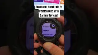 Garmin Heart Rate Sensor to Peloton App #shorts #peloton #garmin